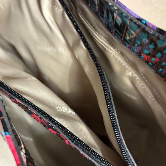 NWT Brahmin Small Carla Melbourne Leather Tote – Multicolor - Picture 3 of 13